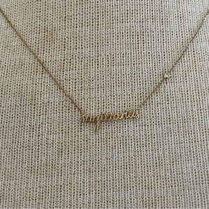 Anthropologie Gold Sagittarius Necklace